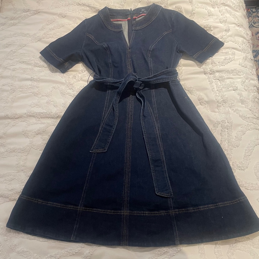 BODEN Denim Dress Size 8